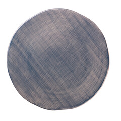 Empty blank dish Top view isolated on alpha background