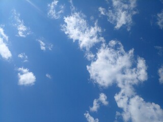 blue sky with clouds