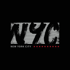 New york city typography vector t shirt design 