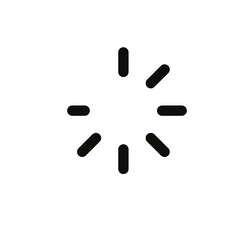 download icon Website Buffer Loader A spinning circle to download information on the website.
