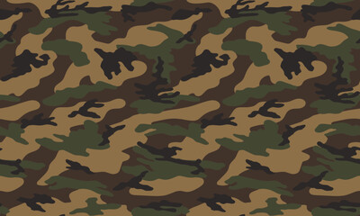 Fototapeta premium Texture military camouflage repeats seamless Vector Pattern For fabric, background, wallpaper and others. Classic clothing all over print. Abstract monochrome seamless Vector camouflage pattern.