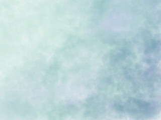 青と緑のグラデーションの壁紙、水彩画の背景