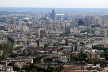 Fototapeta premium Panoramic view of Paris, France
