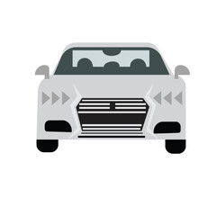 White background transport car vector illustration
