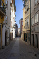 Fototapeta na wymiar Rua Joaquim António de Aguiar, Coimbra, Portugal