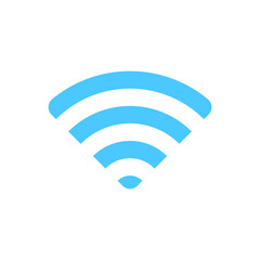 wifi icon. Wireless symbol vector for internet connection from router broadcasting.