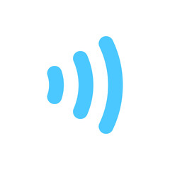 wifi icon. Wireless symbol vector for internet connection from router broadcasting.