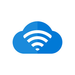 wifi icon. Wireless symbol vector for internet connection from router broadcasting.