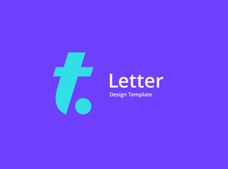 Letter T logo icon design template elements