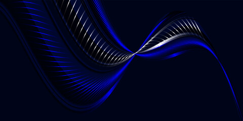 Abstract dark blue background vector