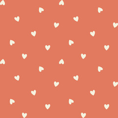 Abstract seamless vector pattern of love hearts. Design for use background Textile all over fabric print wrapping paper and others. Repeating texture surface pattern easy edit and customizable
