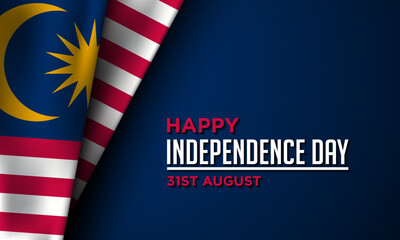 Malaysia Independence Day Background Design.