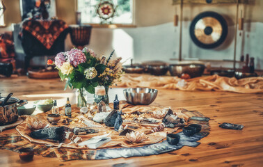 Cacao ceremony space, heart opening medicine. Ceremony space.