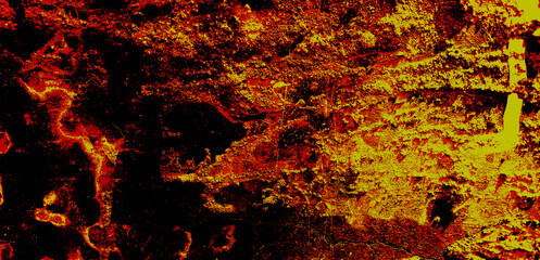Cement color background. Abstract texture. Horror. Mystery. The abstract colors of the concrete walls are yellow, gold, black and red.