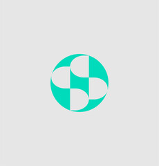 modern letter s logo design