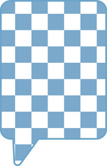 cute colorful checkers, gingham speech bubbles, conversation box, chat box, frame talk, speak balloon, thinking balloons, thought bubble
