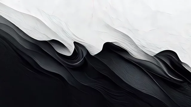 Black and white 4k texture. Minimal clean modern wallpaper. Perfect  background with abstract fluid shapes. Stock-Illustration | Adobe Stock