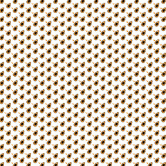 Pattern pixel art papaya fruit design template