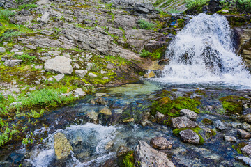 Mountains Apatite. Ski resort- Arctic region of Russia is a popular hiking trail