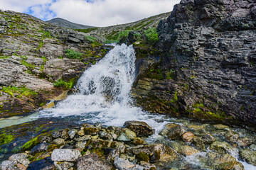 Mountains Apatite. Ski resort- Arctic region of Russia is a popular hiking trail