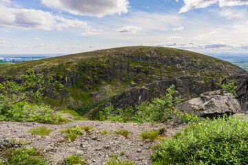 Mountains Apatite. Ski resort- Arctic region of Russia is a popular hiking trail