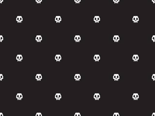 halloween horror bat spider ghost seamless art modern pattern background element flat cartoon vector
