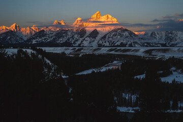Sunrise over the Snake River