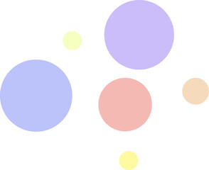 cute colorful round circle decoration