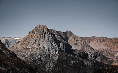 Fototapeta premium Aiguilles rouges, ambiance lunaire