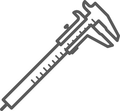 Vernier caliper dial calliper isolate measure tool