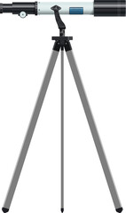 Fototapeta premium Telescope, school astronomy education tool