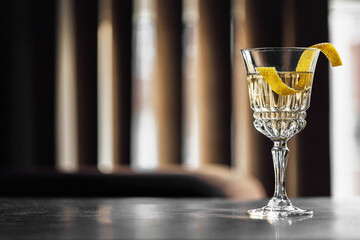 Glass of drink Vesper