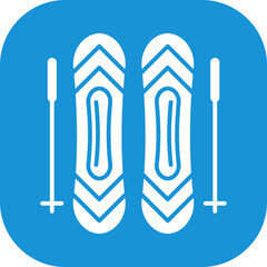 Ski Sticks Icon
