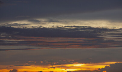 Abstract cloudy background, beautiful natural streaks of sky and clouds,Red sky at sunset