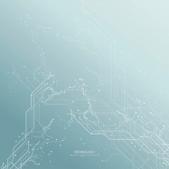 Circuit board   futuristic  technological processes  digital technology background  vector illustration 
