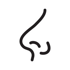 Nose icon. Runny nose The concept of care for patients with viral fever