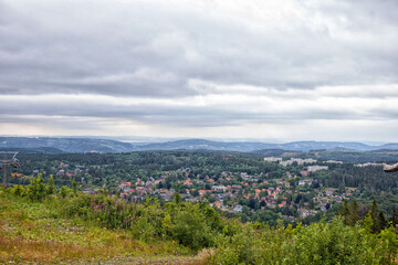 Obraz premium Hahnenklee, Goslar, Hochplateau im Oberharz in Niedersachsen