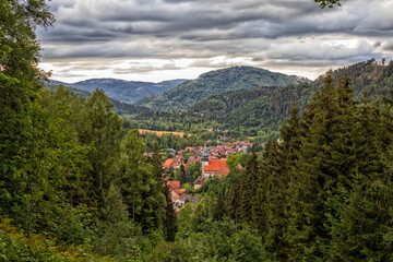 Rund um Lautenthal, Goslar, Harz, Bergbau, Bergbauleerpfad, Wandern und Panorama