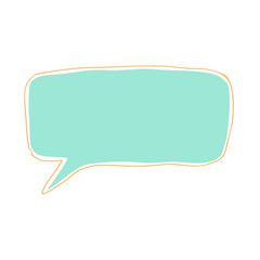 Naklejka premium bubble icon text