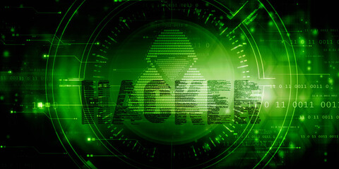 2d illustration cyber crime and internet privacy hacking.Network security,cyber attack,computer virus,ransomware and malware concept