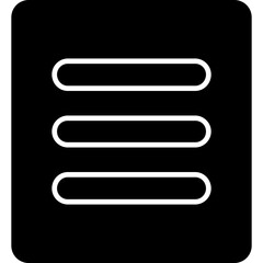 Obraz premium Menu Icon