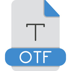 Obraz premium Otf Icon