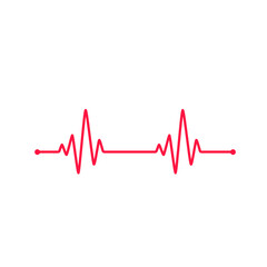 Heartbeat graph vector set Concept of helping patients and exercising for health.