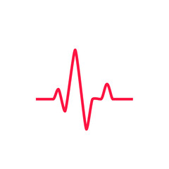Heartbeat graph vector set Concept of helping patients and exercising for health.