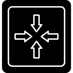 Fototapeta premium Exit Full Screen Icon