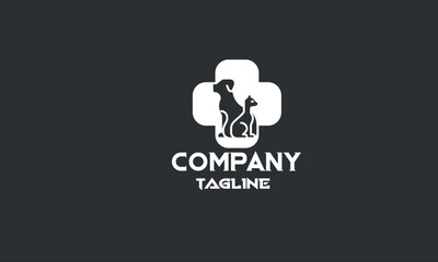 minimal animal care logo template