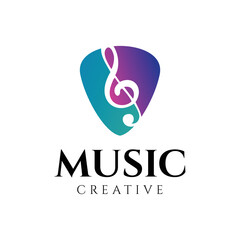 Fototapeta premium Music Creative Logo Design