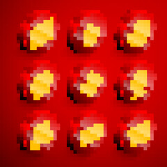 Set line Evacuation plan, Fire flame, Ringing alarm bell, truck, Firefighter, Location with fire, Gas mask and exit icon. Vector