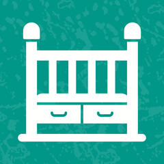 Baby Crib Icon - obrazy, fototapety, plakaty
