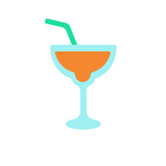 Watermelon and ice cream vector Helps to relax in summer Beach trip concept.